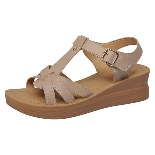 Sandale femme confortable talon absorbant les chocs avec technologie de soutien plantaire