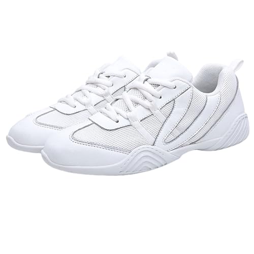 Serenitison Cheerleading Femme Baskets,Cheerleading Chaussures De Pom Pom Girl pour Filles,Chaussures d'aérobic de Compétition pour Adultes/Enfants,pour Danse,Jazz,Gymnastique,Fitness,Compétitions