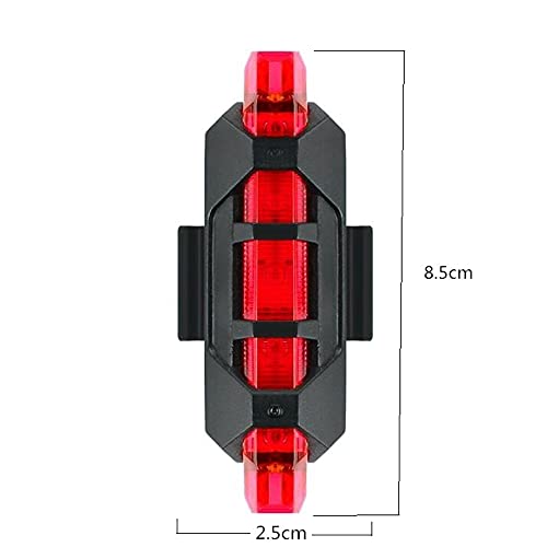 TYESHA Luz para bicicleta com carga USB luz super brilhante luz de ciclismo luz dianteira de bicicle