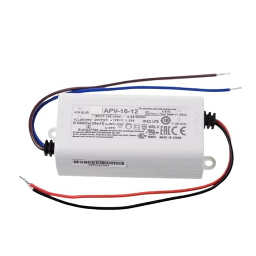 Alimentation à découpage APV-16-12 15W pour ruban et module LED - 2