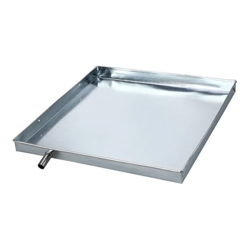 Angoily Aire Acondicionado Bandeja De Goteo Drenaje De Aire Acondicionado Bandeja De Goteo Bandeja De Goteo Acondicionadores De Aire: Ac Bandeja De Drenaje De Plata