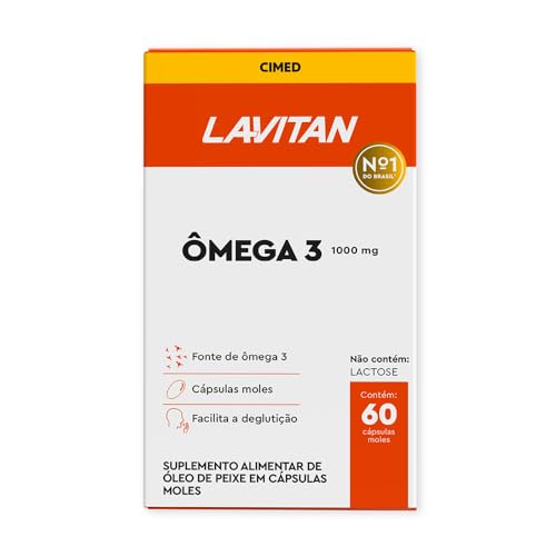 Lavitan Ômega 3 1000 mg - 60 cápsulas
