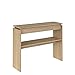 MOMMA HOME - Meuble pour Hall d'entrée - Modèle Creta - Table Console avec Compartiment Ouvert - Idéal pour Hall d'entrée ou Couloir - Finition chêne - 100 x 30 x 78,5 cm