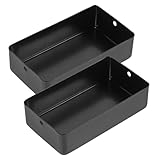 GETAJGHSD 2個 属製電気ギターピックアップカバー 密閉設計防塵防湿 ギター交換用保護アクセサリー 汎用モデル対応ノイズ低減部品