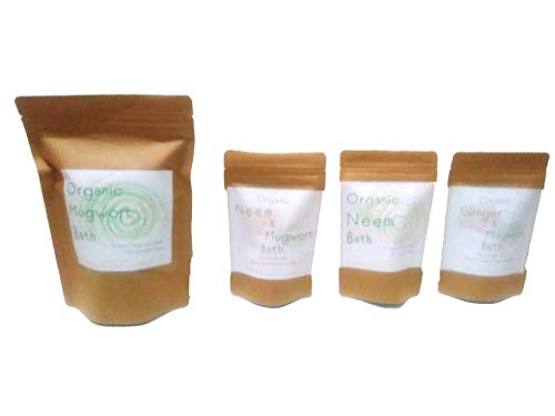 Organic Mugwort Bath 15pc/オーガニックよもぎ風呂 15パック よもぎ蒸し 妊活 温活 ハーブ風呂 薬湯 入浴剤