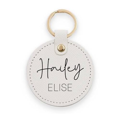 Personalized Tags, Diaper Bag Keychain, Booksack Tag, Backpack Label, Leather