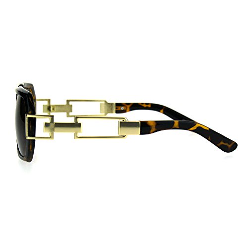 Mens Designer Fashion Sunglasses Flat Top Rectangular Stylish Shades UV 4004