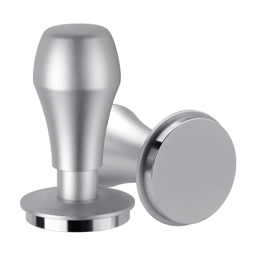 Image of Normcore Spring-loaded Tamper - Flat Base V4.1 (Silver, 45.5mm Flat Base)