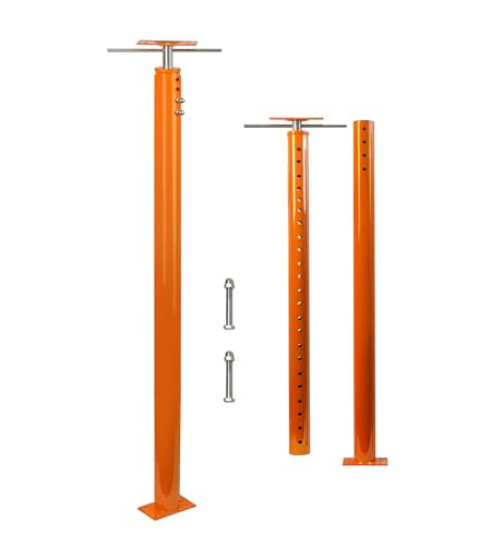2 Pack House Jack Post Pole for Leveling, 48"-96" Adjustable