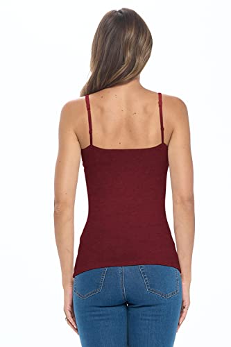 Image of Natural Uniforms Women's Camisole Tank Top-Breathable Cotton Stretch