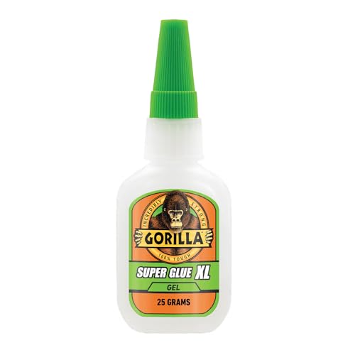 Gorilla Super Glue Gel XL, Clear 25g (Pack of 1) - Fast‑Setting, No‑Drip Control for Precise All‑Purpose Repairs