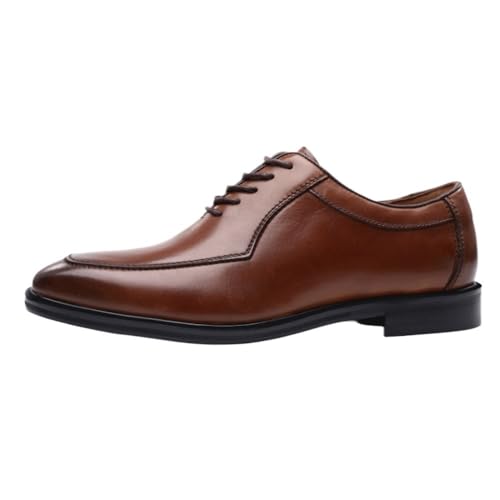 Men's Lace Up Dress Shoes British Style Business Casual Vintage Comfortable Oxford Footwear