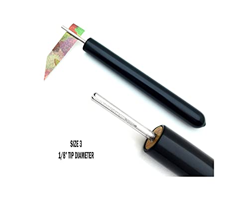 Paper Bead Kit Includes Paper Roller Tool With 3Mm (1/8") Diameter Stainless Steel Tip, 3/4" Slot In Tip For Holding Paper, Comfort Grip Handle, Pack Of Paper Strips, And Directions #TOP1