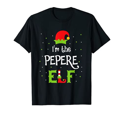 Regalo divertido de Navidad con texto en inglés "I'm The Pepere Elf" Camiseta