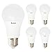 ilumini Bombillas LED A70 Estandár, Casquillo E27,15W equivalente a 100w, 6500K Luz Fría, 1500 Lúmenes [Clase de eficiencia energética A+] PACK DE 5