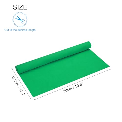 Image of MECCANIXITY 47 inch Elastic Cuffs Ribbed Trims Cotton Fabric Knit Rib Stretch Tape Cuff Sleeve Waistband for Sewing, 20 inch Wide Dark Green