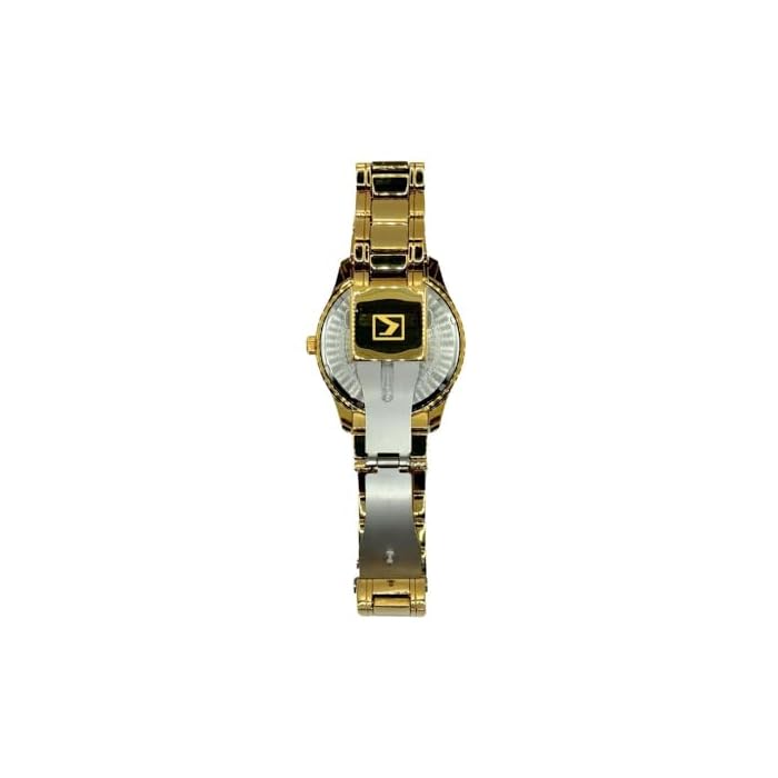 CURREN 8409. Reloj de Cuarzo clásico de Caballero con Correa de Acero Inoxidable Dorado y Esfera Azul con números Romanos - Imagen 8