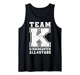 Camiseta Team K Kindergarten All Stars para Profesores de Deportes para niños y niñas Camiseta sin Mangas