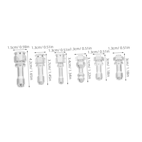 ABOOFAN Universal Pressure Cooker Vent Pipe Replacement 6pcs Safety Valves Steam Vent Tube Firm Construction Accurate Venting System Easy to Install Accessories miniatura 2