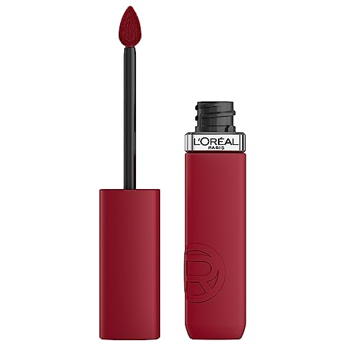 L'Oréal Paris Color Riche Lippenstift – Mattes Rot, 8h Feuchtigkeit, Made In France