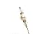 RetroGem White Swarovski Elements Crystal Pearl Hat Pin (Pearl: White + Crystal AB)