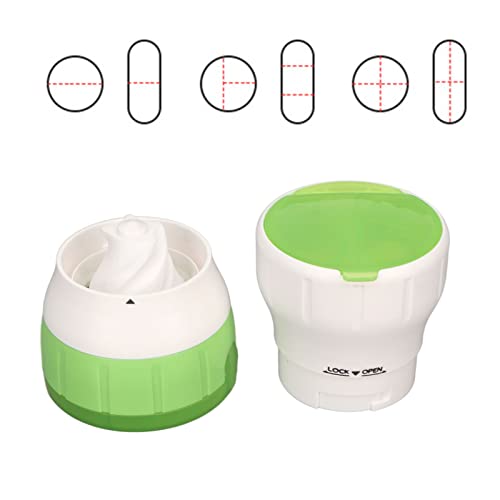 Triturador de Remédios Caixa de Moagem Comprimidos Portáteis Cortador de pó Fino Moedor Estojo de Ar