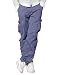 Match Men's Wild Cargo Pants #3357(Bluish gray,40)