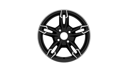 Image of UNO MINDA W1D064-000M00 14 inch PCD 100 Black Machined for Swift, Dzire, Wagon-R, Celerio, i20, i10, Verna Old, Xcent, Honda City, Amaze