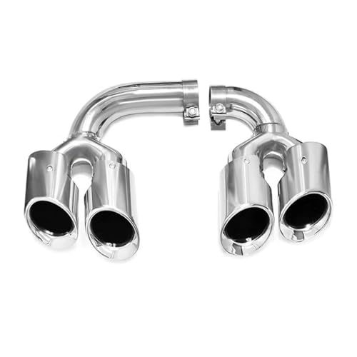Embout d'échappement quadruple noir pour Cayenne 9Y0 SUV 3.0