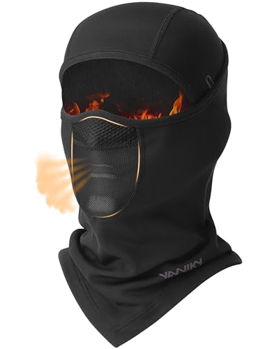 Winter Balaclava Ski Mask for Men Women Breathable Warm Face Mask Windproof Thermal Fleece Face Cover for Cold Weather