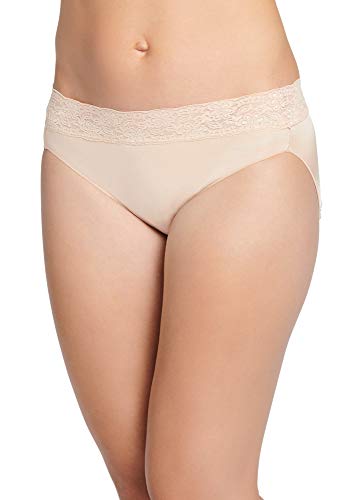 Jockey Women's Underwear No Panty Line Promise Tactel Lace Bikini, Light, 7 #TOP28