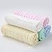 CottCare Baby Muslin Washcloths,Natural Purified Muslin Cotton Baby Wipes 6 Layer Absorbent Soft Newborn Baby Face Towel for Sensitive Skin,Baby Registry as Shower 5 Pack 10x10 inches
