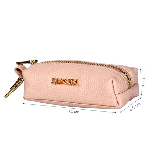 Image of Sassora Premium Leather Key Pouch For Car & Other Keys
