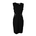 Calvin Klein Women's Sleeveless Side Mixed-Material Dress