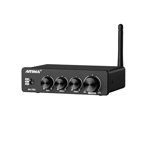 AIYIMA A01PRO Bluetooth 5.1 Stereo Audio 2.0/2.1 CH Amplificatore 100Wx2 TPA3116 Amplificatore di potenza Mini Hi-Fi Classe D Amplificatore integrato per altoparlanti domestici Ricevitore