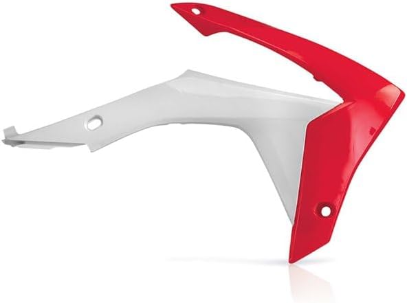 Acerbis 2314371030 White/Red Radiator Shroud