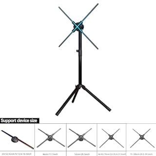 hologram 3D Fan Stand with Multi-Function Base，3D holographic fan Tripod Stand, Fan Foldable Stand,Fits 15.5-39.4 inch holographic fan