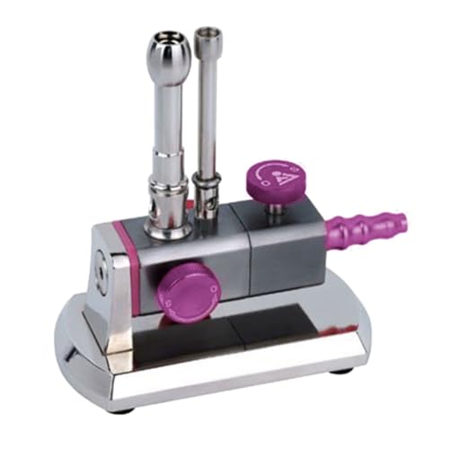 Reinscer Quemador de gas giratorio de doble tubo para herramientas de laboratorio