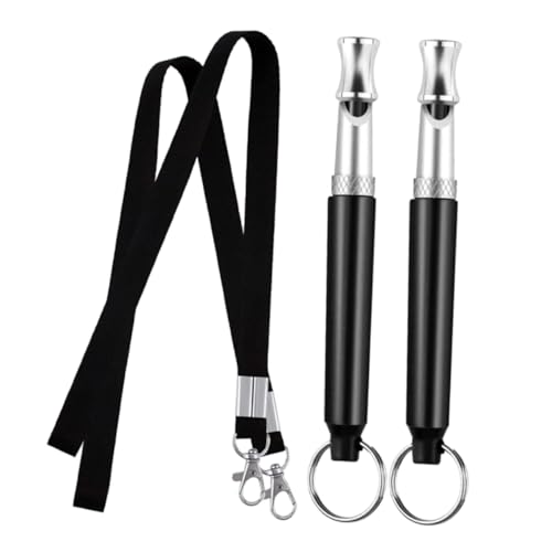 Toddmomy Dog Training Whistle Set Multipurpose Whistle for Outdoor Use Bark Bird Training