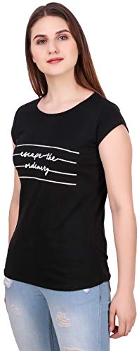 Image of NIVIK Printed Cotton T-Shirt for Women