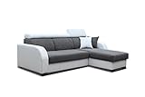 Länge: 237 cm, Breite: 165 cm, Höhe: 82/97 cm, Liegefläche: 200x130 cm