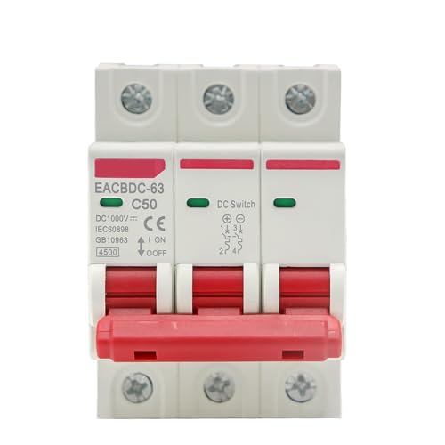 Disjoncteur solaire 1000V 3P 20A pour éviter les surcharges photovoltaïques