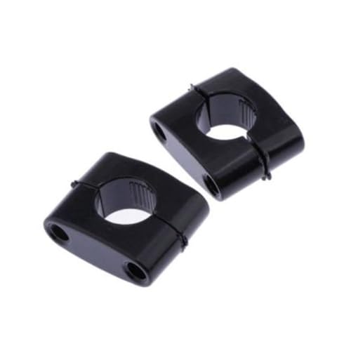 Adaptateur de rehausseur guidon moto 22mm noir riser en alliage aluminium