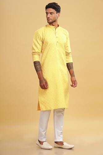 Image of BE ACTIVE Cotton | Traditional and Elegant Look | Indian Kurta for Men | Full Sleeve Kurta