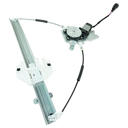 Image of TRQ Front Right Power Window Regulator & Motor Assembly Passenger Side Compatible with 2006-2007 Jeep Liberty
