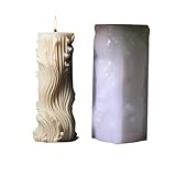 letsgetfun New 2024 3D DIY Plant Vine Roman Column Candle Silicone Mold, Gypsum Concrete Silicone Mold Decoration Kitchen Accessories Creative Gift ZL196