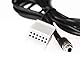 ENJOY-UNIQUE MP3-Audio-Adapter-Eingangskabel für BMW E60 E63 E64 E65 E66 E87 E88 E81 E82 E90 E91 E92 3,5 mm Buchse 12-poliger Stecker