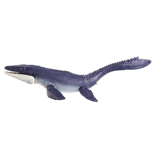 Mattel HNJ57 Jurassic World Dominion Mosasaurus Dinosaur Action Figure, 29-In Long Toy thumb #5