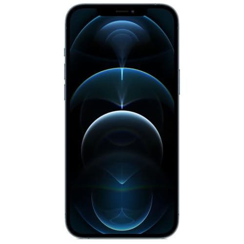 Apple iPhone 12 Pro Max 5G, US Version, 512GB, Pacific Blue for AT&T (Renewed)