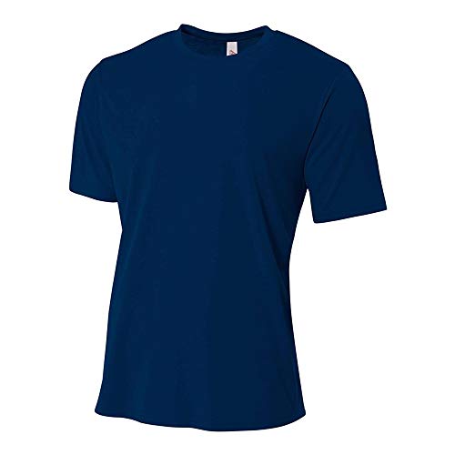 A4 Sportswear Adult 3XL Navy Polyester Tee